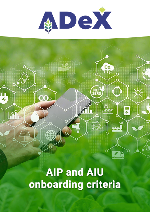 Agriculture Information Provider (AIP) and Agriculture Information User (AIU) Onboarding Criteria